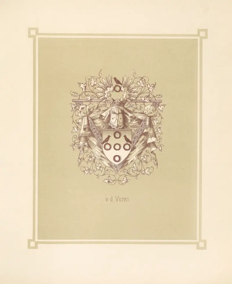 Heraldisches Alphabet Pl.22 av Adolf Matthias Hildebrandt