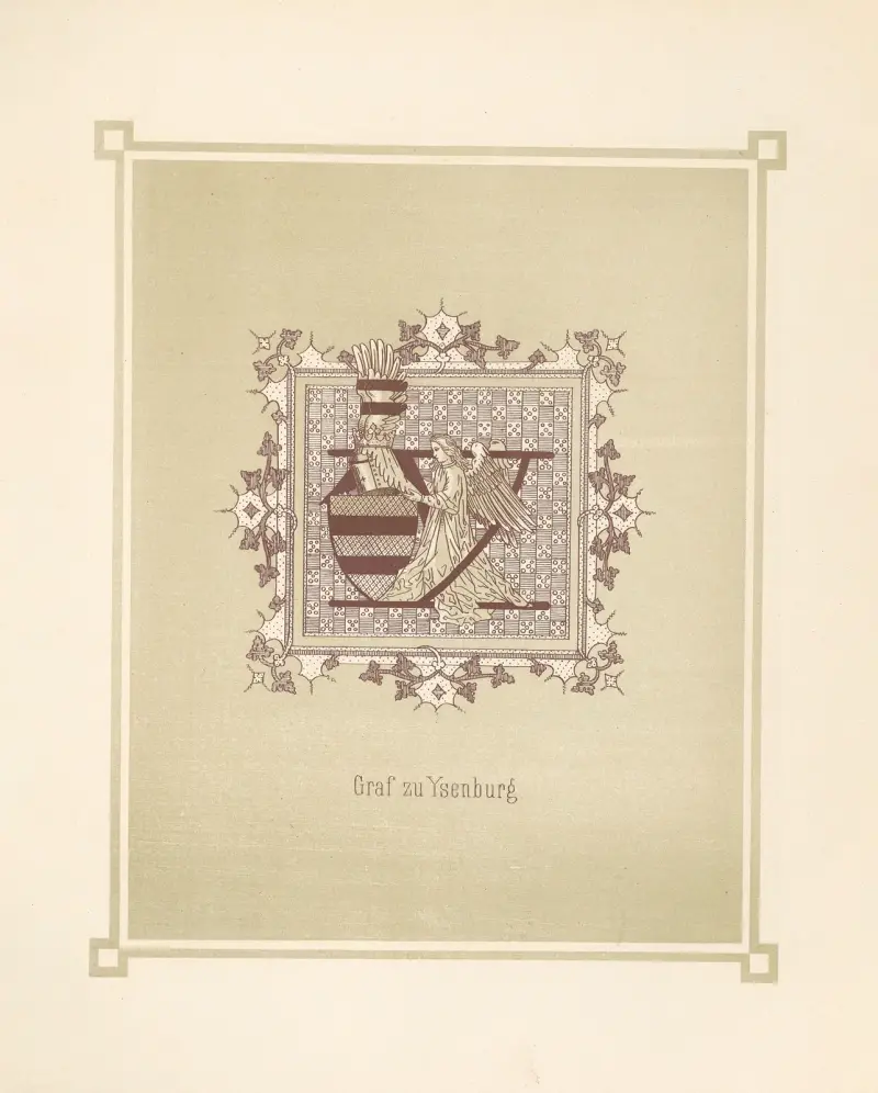 Heraldisches Alphabet Pl.25 av Adolf Matthias Hildebrandt