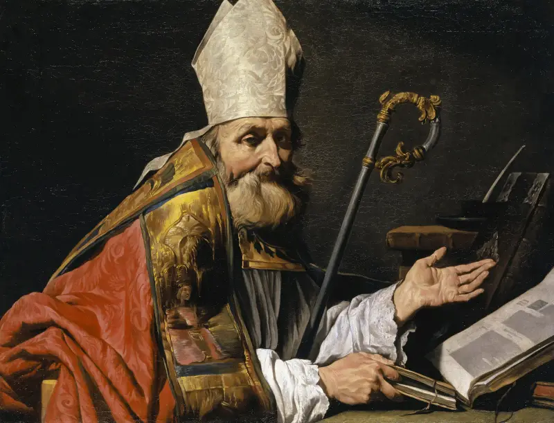 Der heilige Ambrosius von Matthias Stom