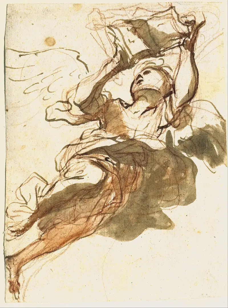 Fliegender Engel von Mattia Preti