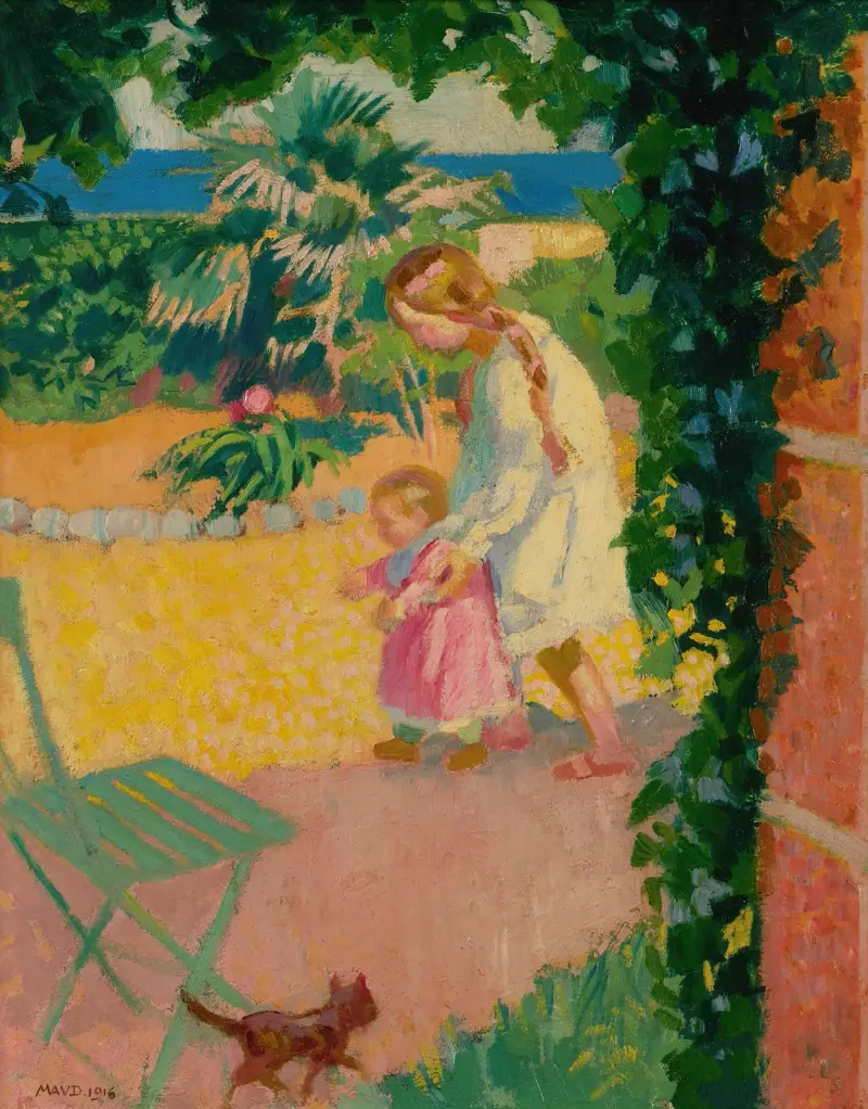Alo Devant La Maison De Garde av Maurice Denis