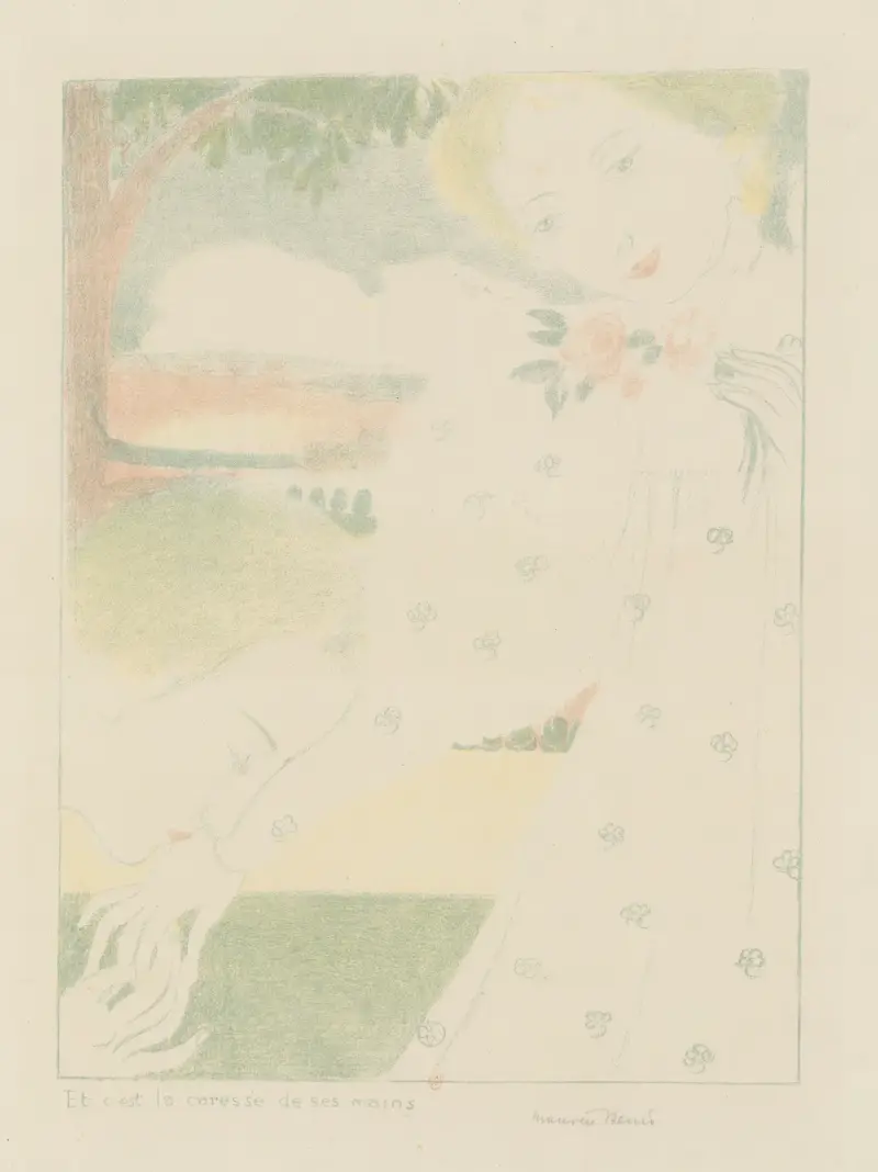 Und es ist die Liebkosung ihrer Hände (Et c’est la caresse de ses mains) von Maurice Denis