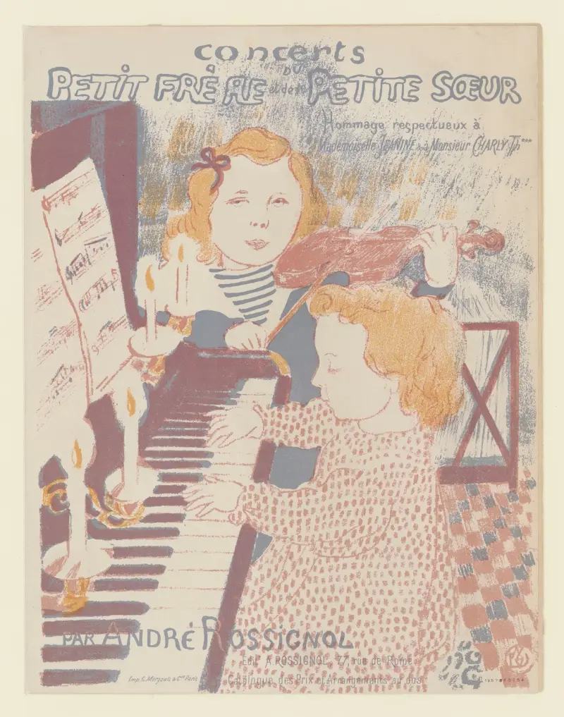 Lillebrors och lillasysters konsert av Maurice Denis