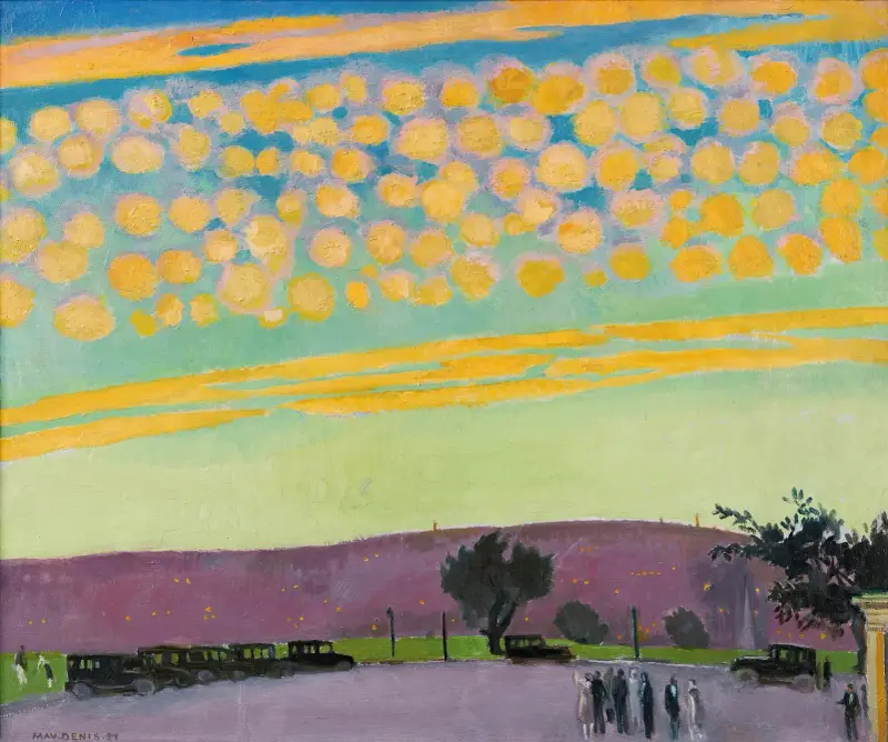 Solnedgång i Pittsburgh av Maurice Denis
