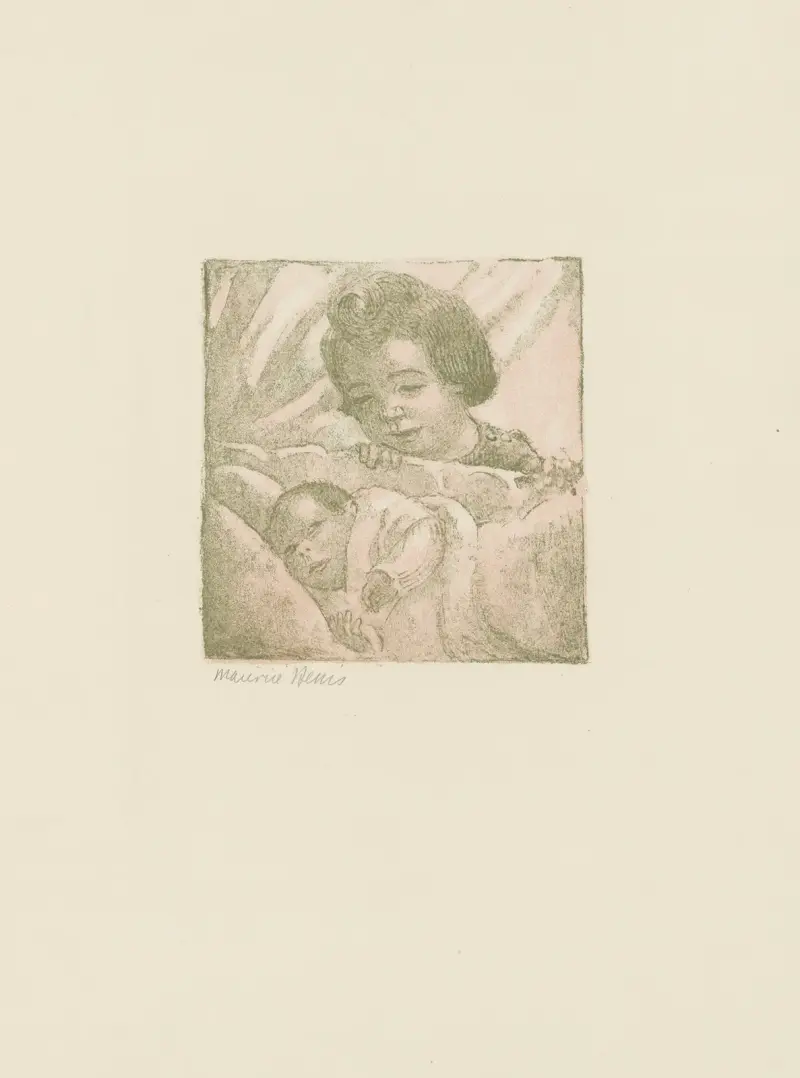 Födelsemeddelande för Claire-Marie-Dominique Denis av Maurice Denis