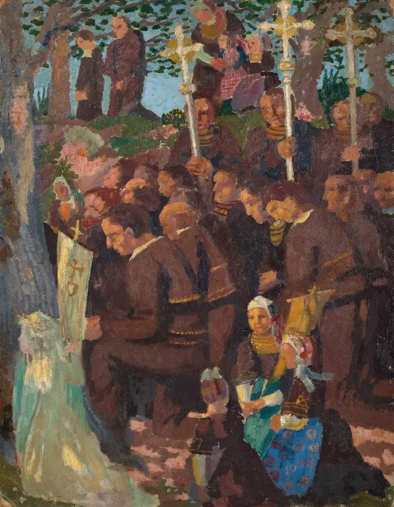 Fête-Dieu à Loctudy av Maurice Denis