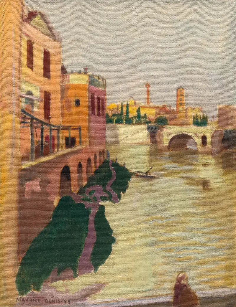 Ön Île du Tibre eller San Bartolomeo, Rom av Maurice Denis