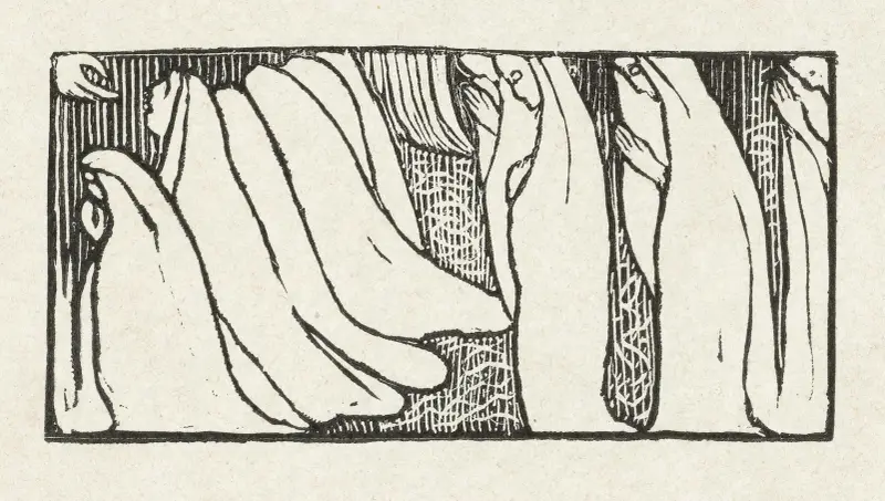 Illustration zu einem Gedicht aus Paul Verlaines Gedichtband Sagesse, 1895 – Nr. 2 von Maurice Denis