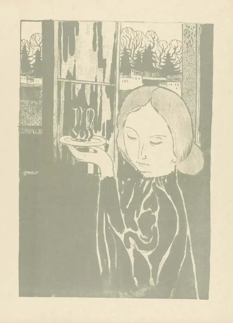 Kvinna med vattenkanna av Maurice Denis
