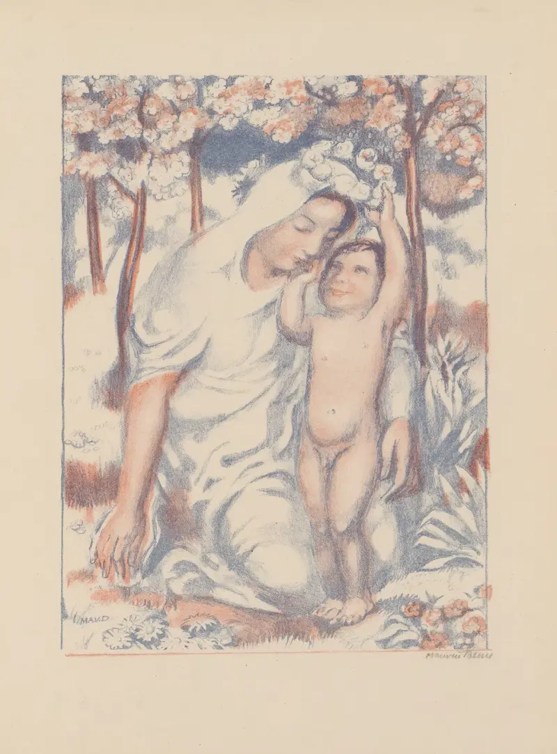 Barnet som kröner sin mor av Maurice Denis