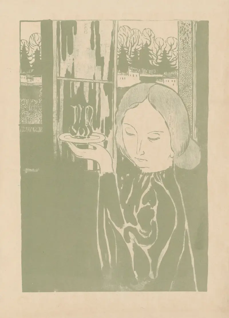 Marthe med flakongerna av Maurice Denis