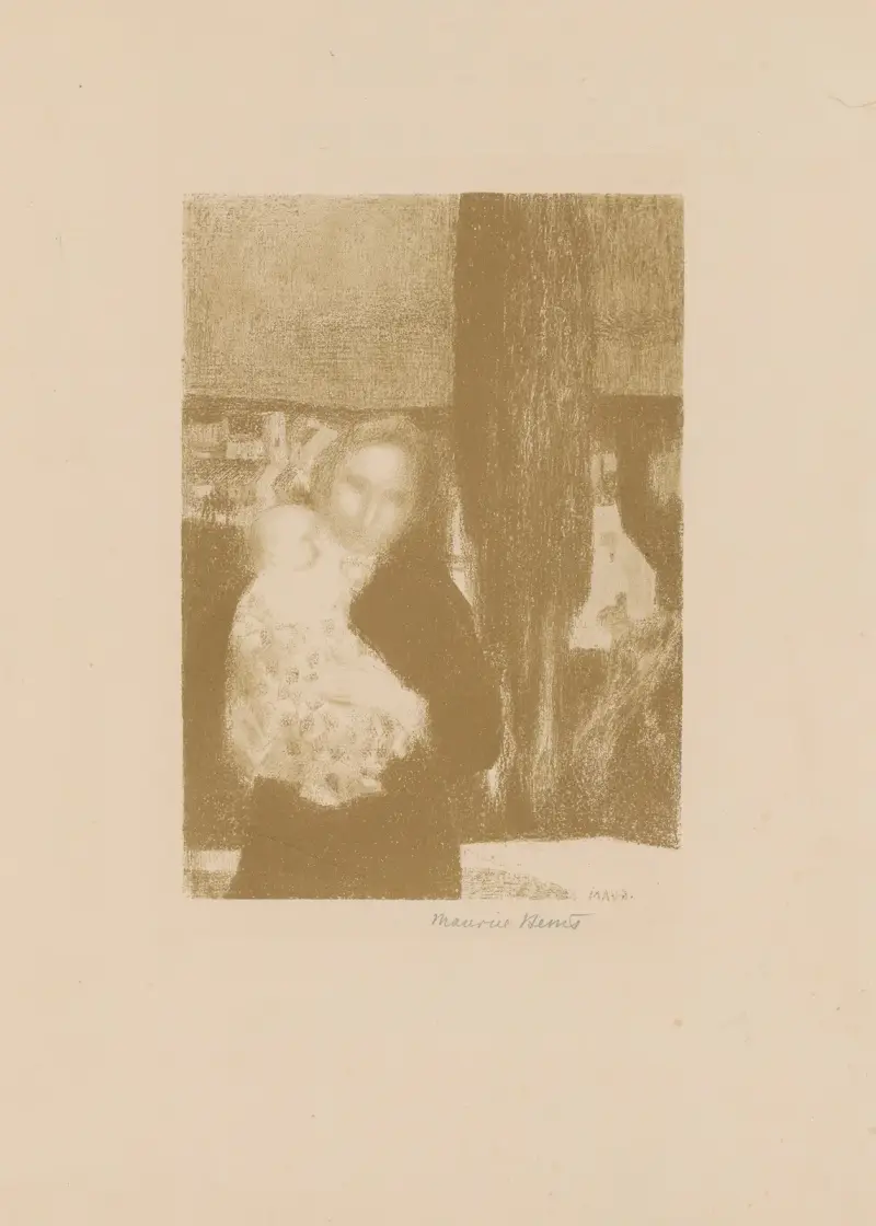 Macierzyństwo przy cyprysie, Maurice Denis