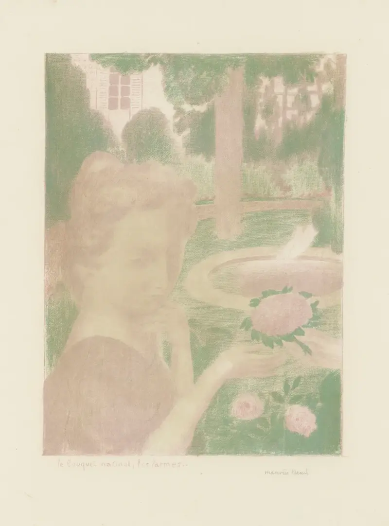 Morning bouquet, tears (Le bouquet matinal, les larmes) av Maurice Denis