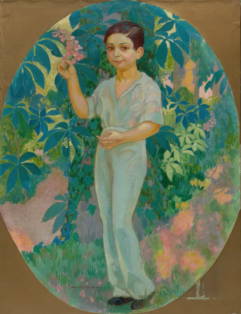 Porträtt av M. Monteux barn av Maurice Denis