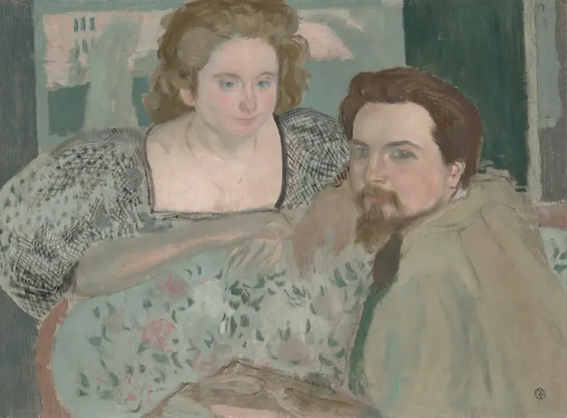 Porträtt av Marthe och Maurice av Maurice Denis