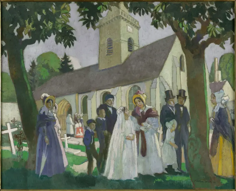 Première communion de Léopoldine à Fourqueux av Maurice Denis