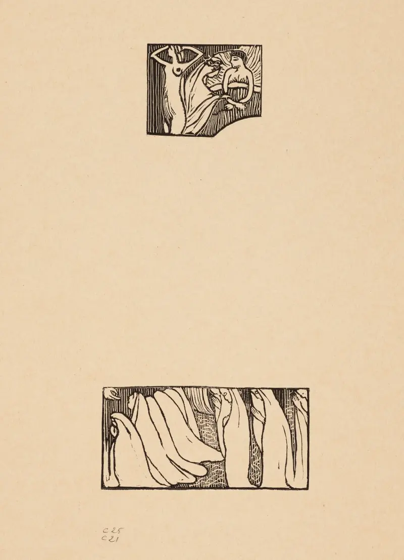 Visdom (svit med sju essäer till Paul Verlaines verk Sagesse) Pl. 1 av Maurice Denis