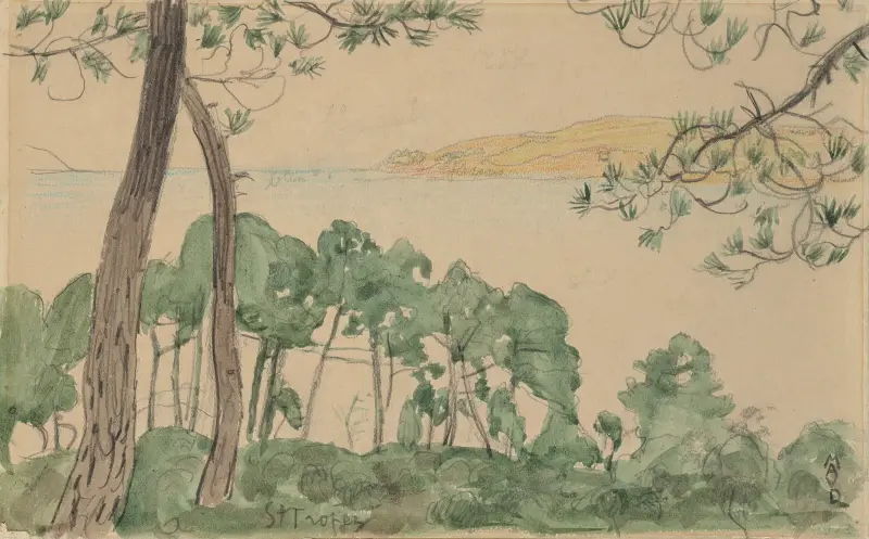 Saint-Tropez av Maurice Denis