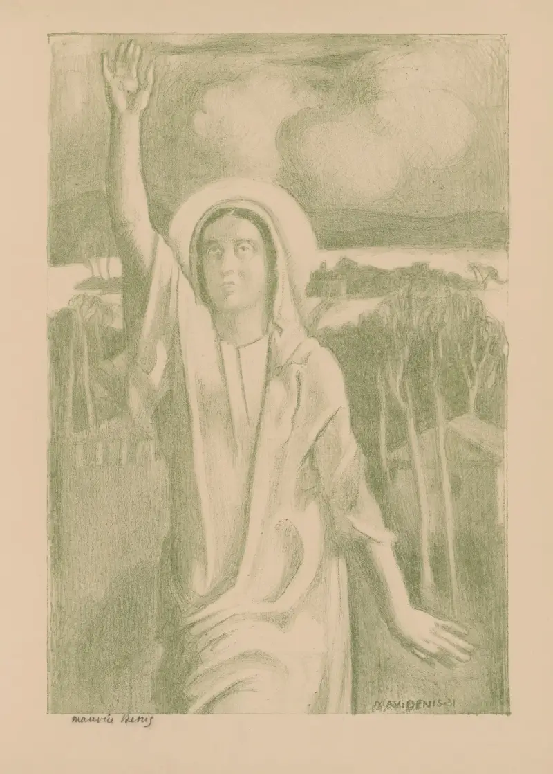 Sainte Geneviève de Paris av Maurice Denis