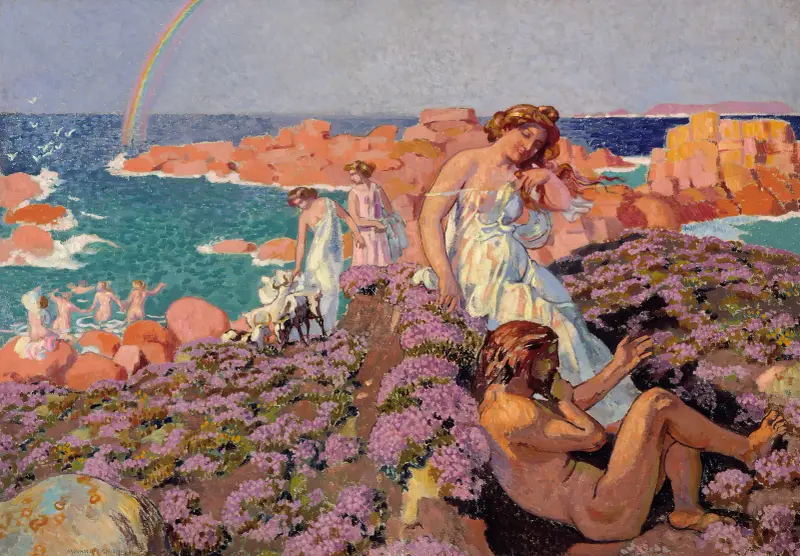 Odysseus bei Kalypso von Maurice Denis