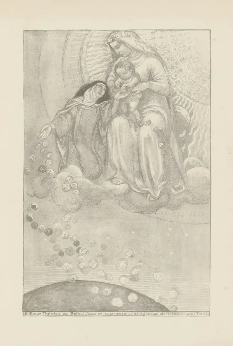 Madonnan med barnet och den heliga Teresa av Maurice Denis
