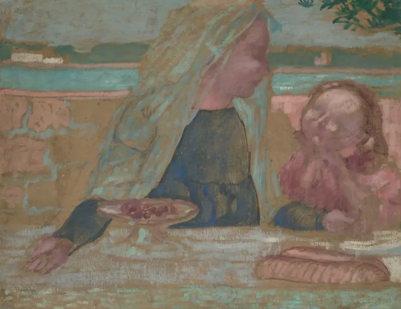 Madonnan med körsbär av Maurice Denis