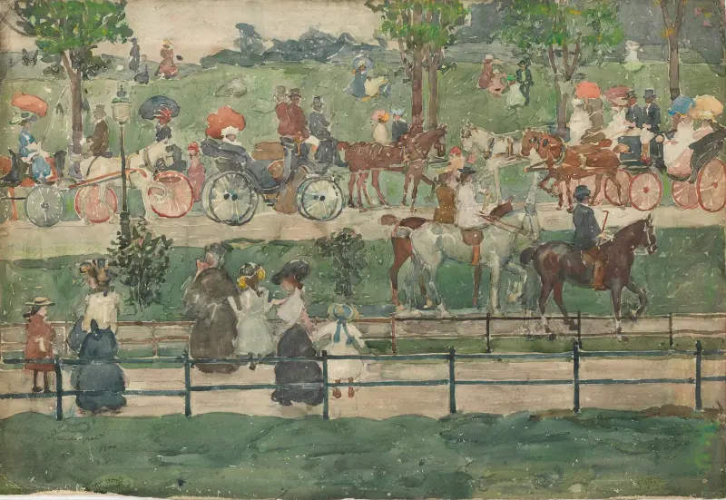 Central Park, 1900 von Maurice Prendergast