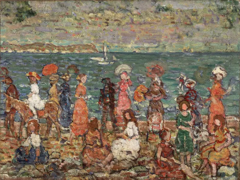 Strandszene, 1913 von Maurice Prendergast