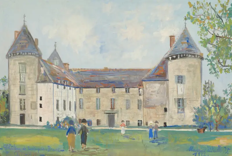 Château de la Clayette à Savigny-les-Beaune av Maurice Utrillo