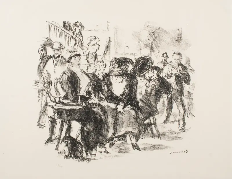 Admiralscafé von Max Beckmann