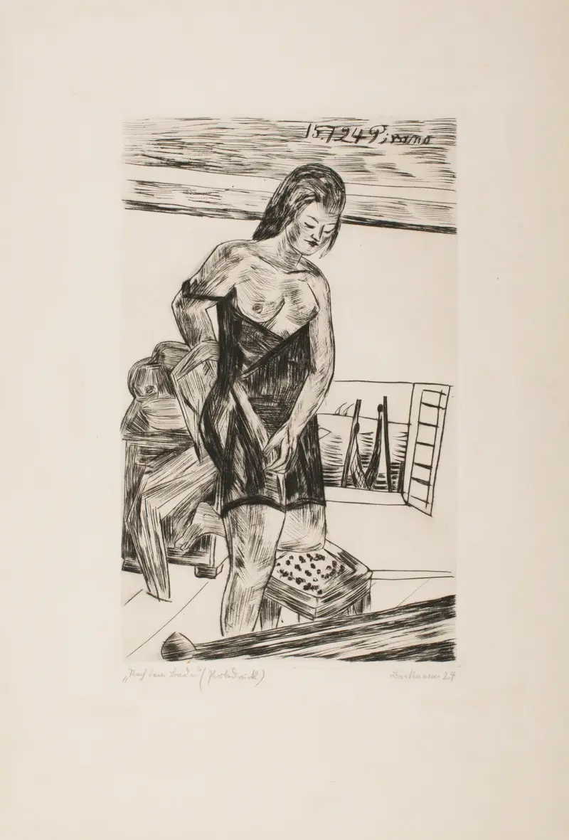 Bathing Cabin, Max Beckmann
