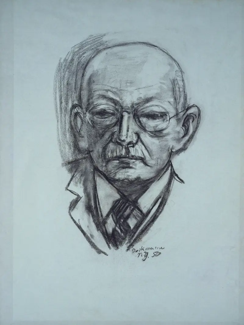 Bildnis Georg Swarzenski av Max Beckmann