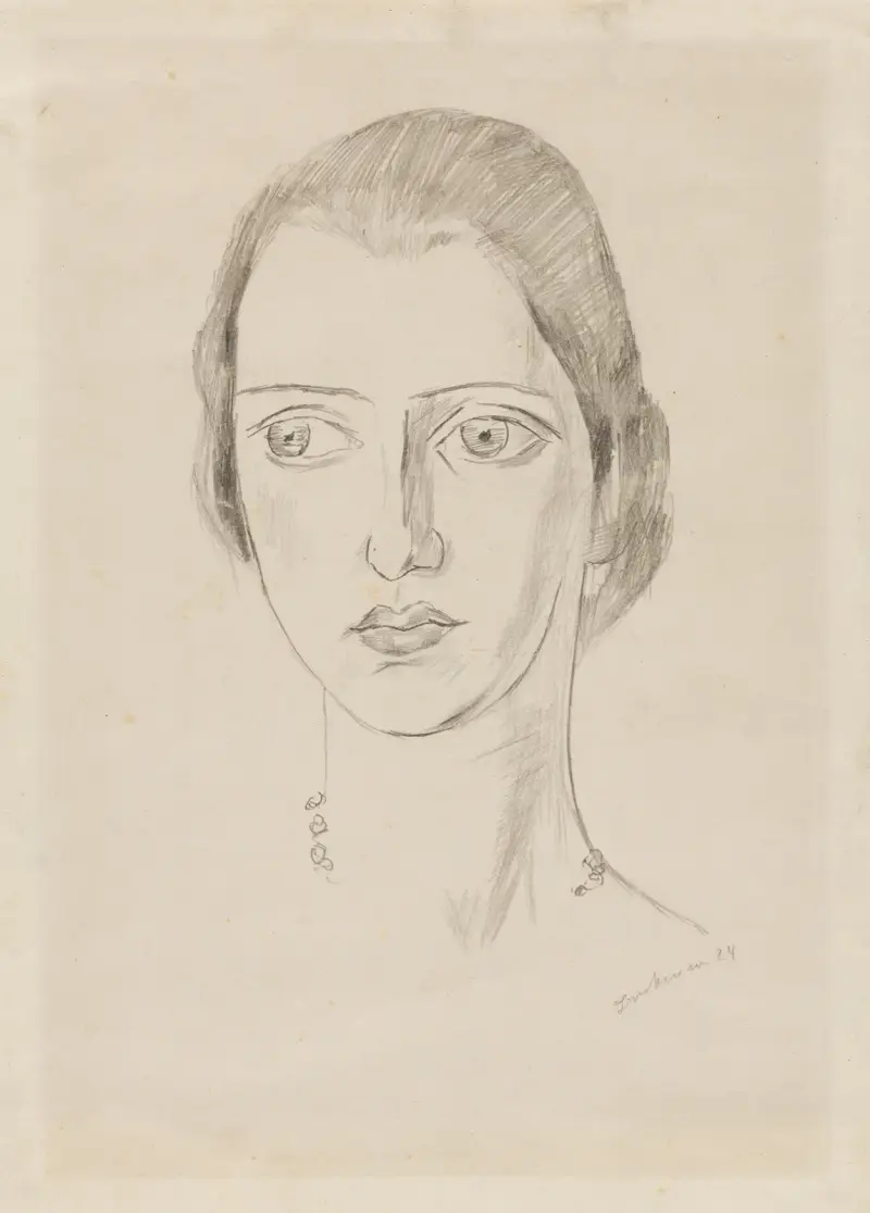 Bildnis Marie-Louise von Motesiczky av Max Beckmann
