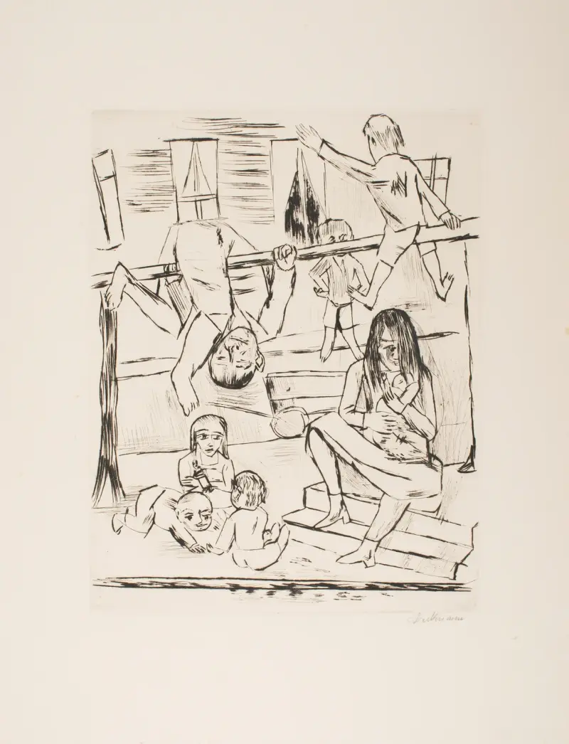 Děti při hře, Max Beckmann