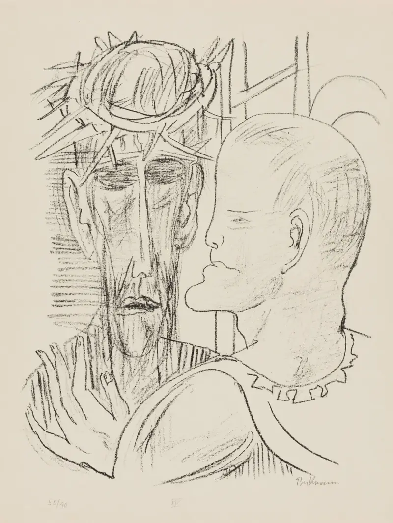 Christus und Pilatus von Max Beckmann