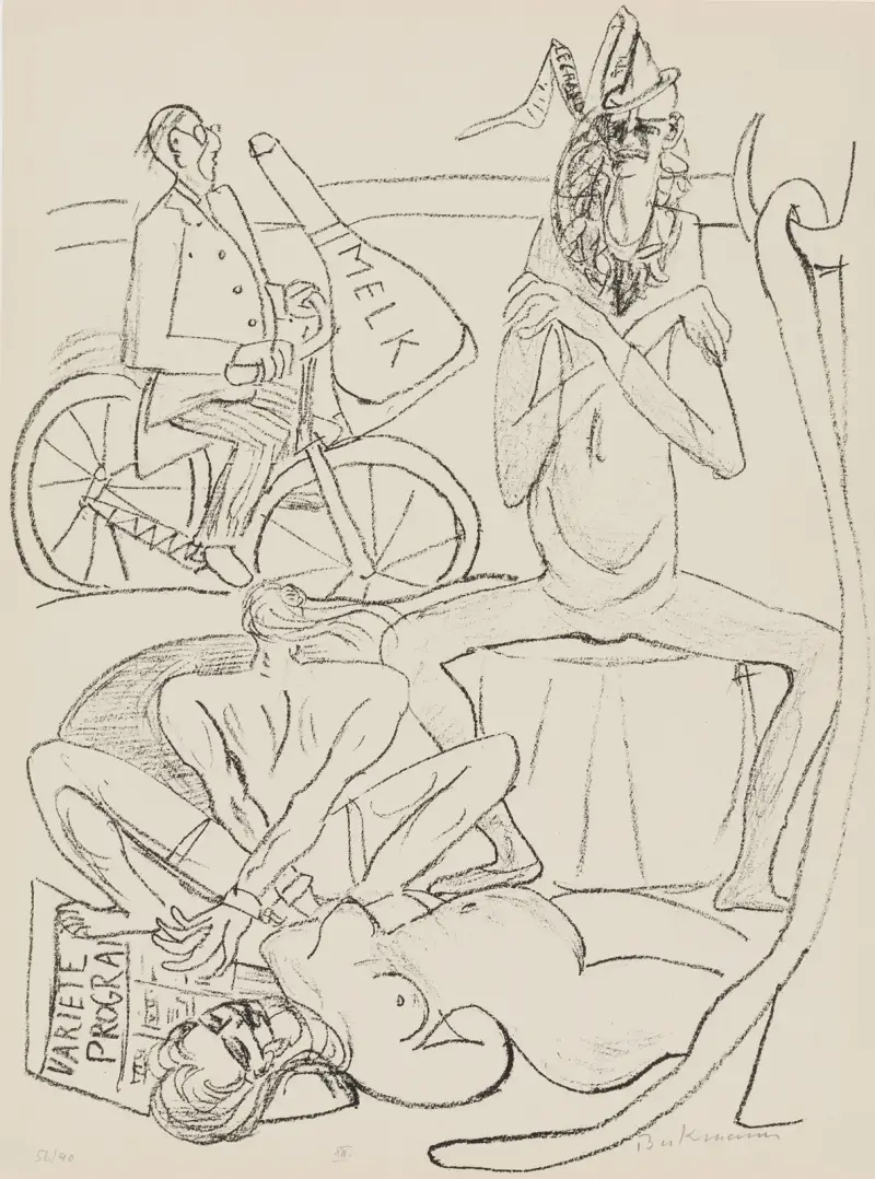 Zirkus von Max Beckmann