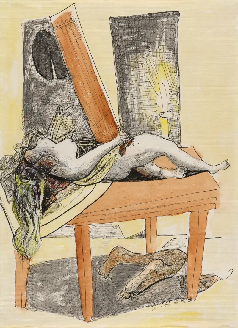 Der Mord, 1945 von Max Beckmann