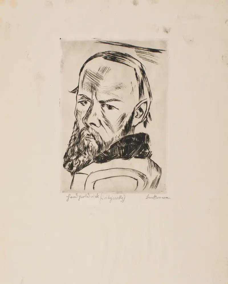 Dostojewski II, Max Beckmann