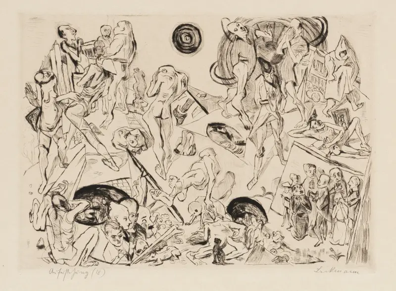 Tváře, list 15, Max Beckmann
