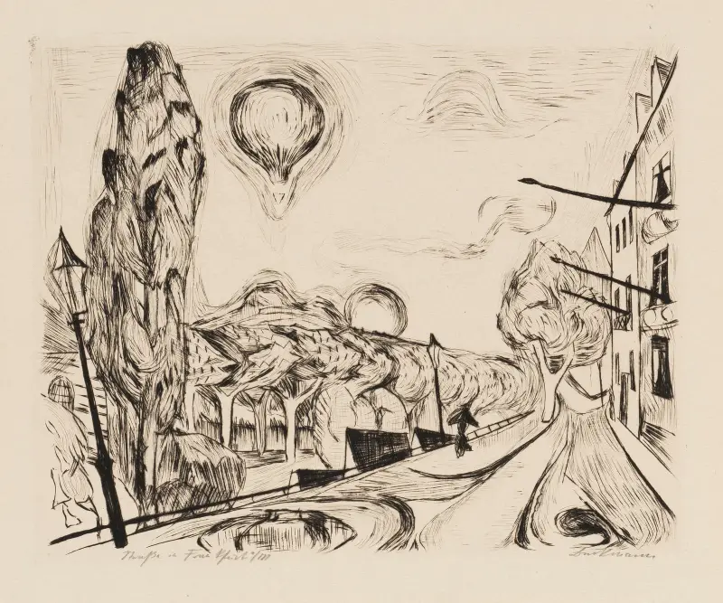 Tváře, list 18, Max Beckmann