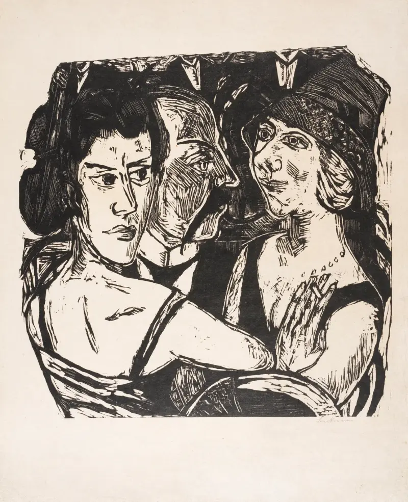 Gruppenbildnis Edenbar von Max Beckmann