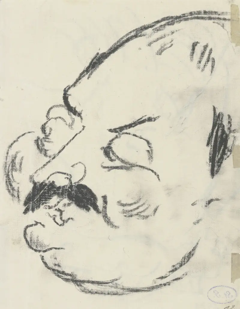 Head of Ugi Battenberg av Max Beckmann