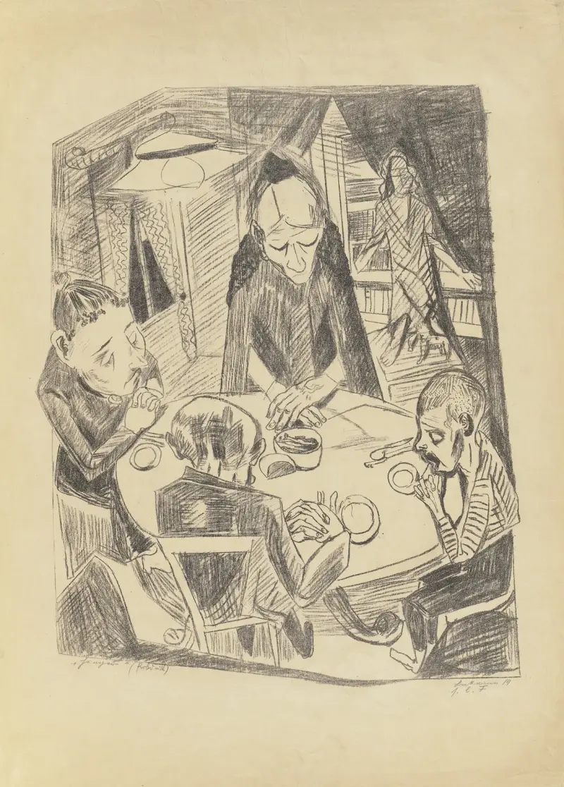Hunger, 1919 – Nr. 2 von Max Beckmann