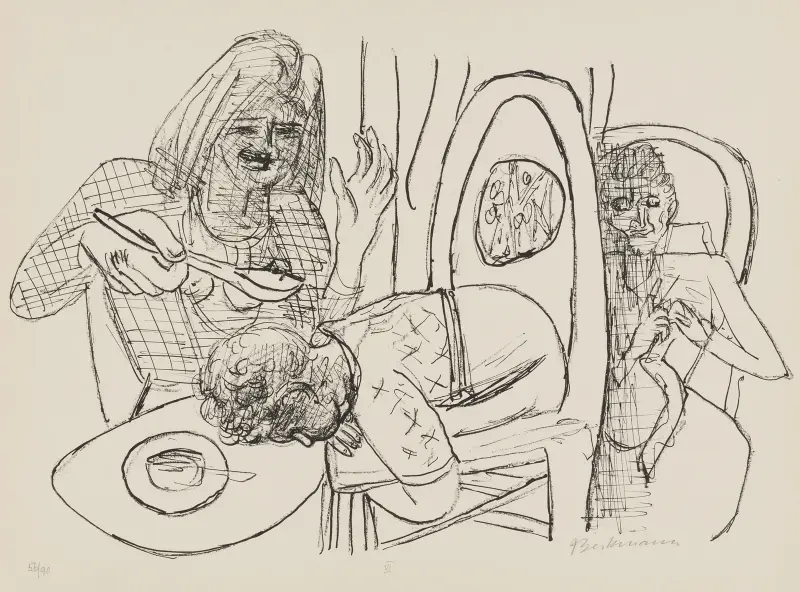 I don’t want to eat my Soup av Max Beckmann