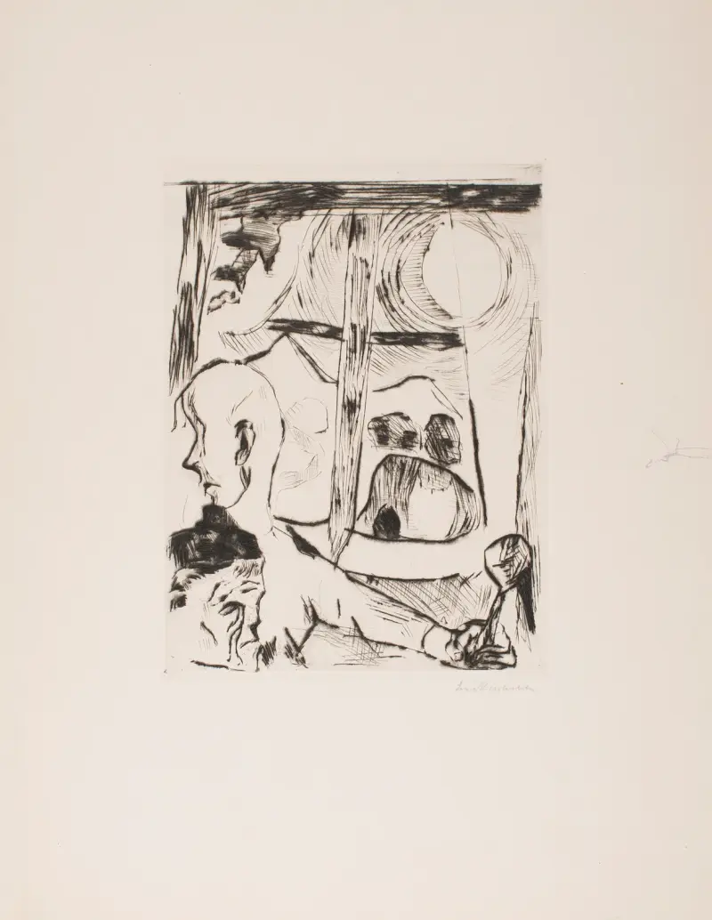 Illustration for Chapter 3, from the portfolio ‘The Duchess’ av Max Beckmann