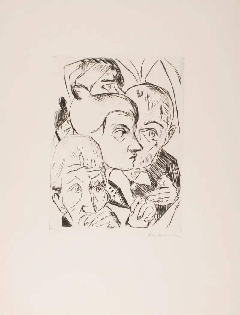Illustration for Chapter 4, from the portfolio ‘The Duchess’ av Max Beckmann