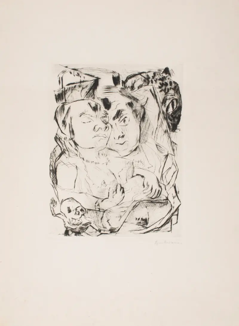 Illustration for Chapter 5, from the portfolio ‘The Duchess’ av Max Beckmann