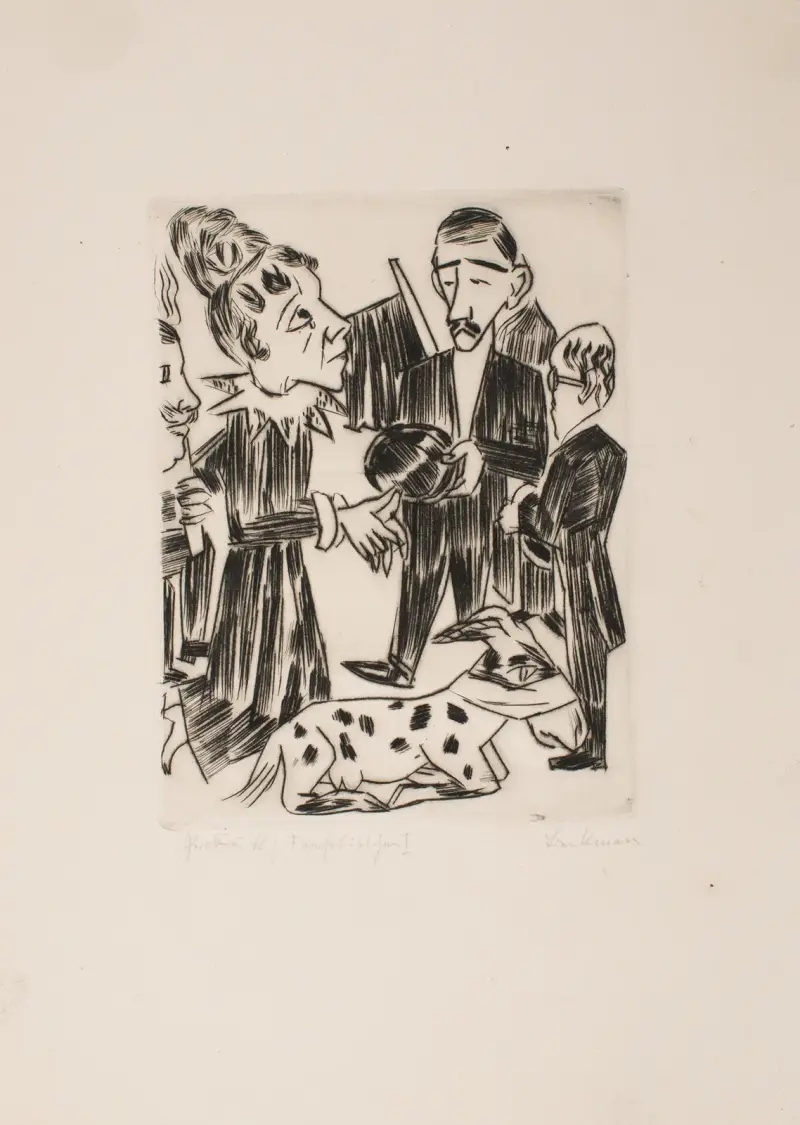 Memorial Services for the Good King Laudamus av Max Beckmann