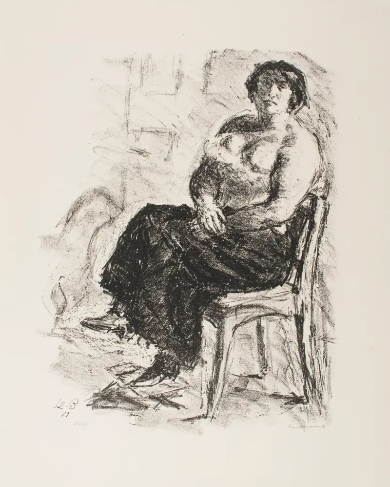 Modell, 1911 von Max Beckmann