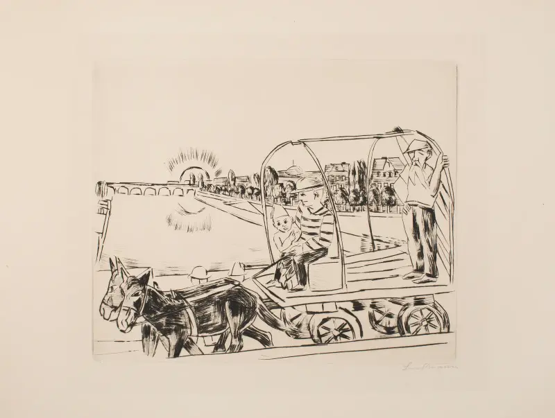 Poranek, 1923, Max Beckmann